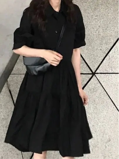 A-Line Black Dress