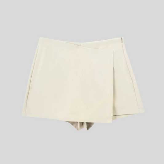 Asymmetric Mini Shorts Skirts