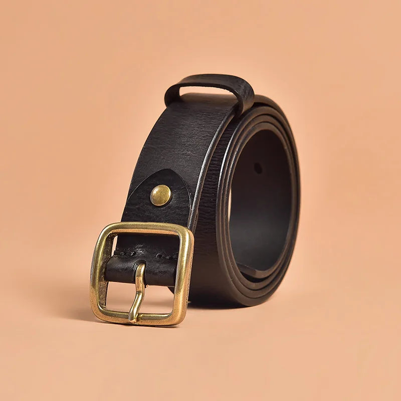 Belt Genuine Cow Leather Handmade