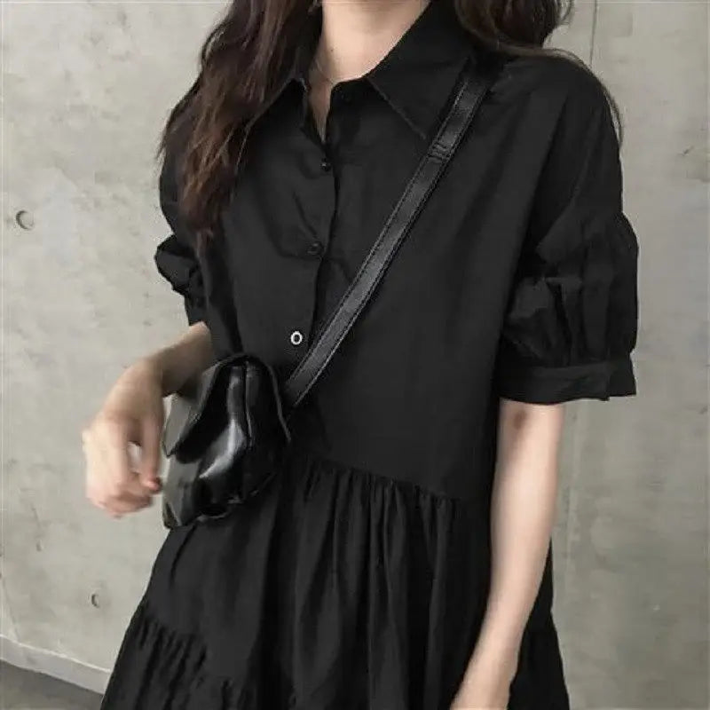 A-Line Black Dress