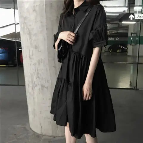 A-Line Black Dress