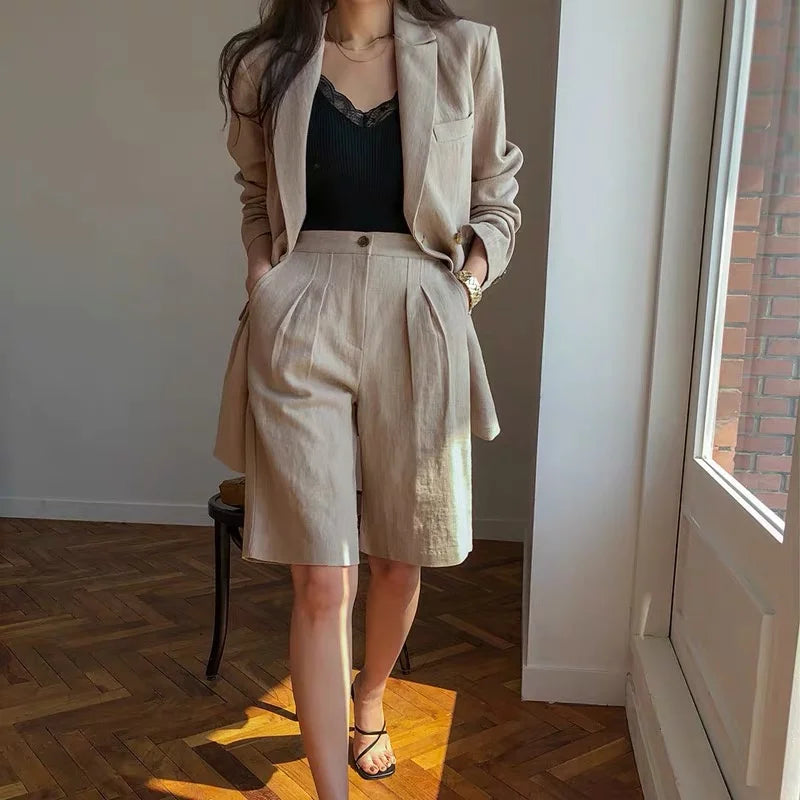 Summer Suit Blazer with shorts