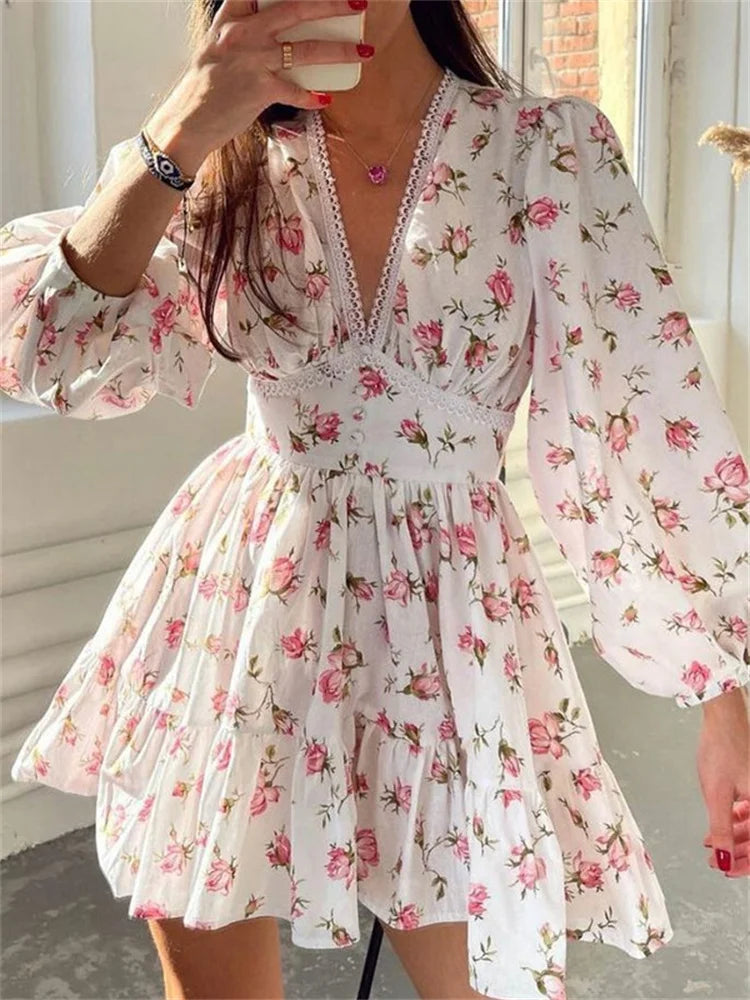 Floral Print Mini Dress trend 2024