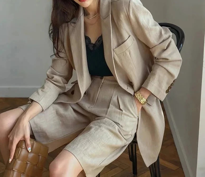 Summer Suit Blazer with shorts