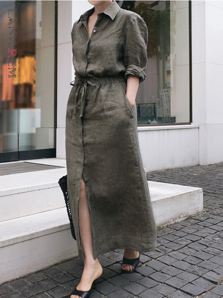 Long Dress Khaki