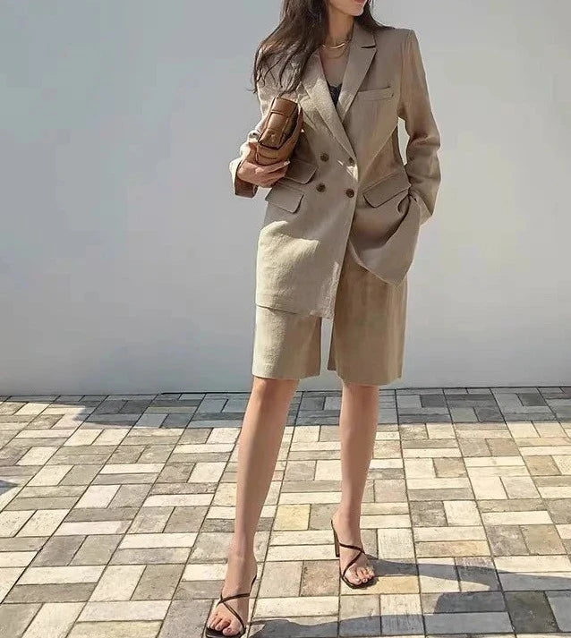 Summer Suit Blazer with shorts