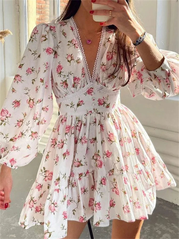 Floral Print Mini Dress trend 2024