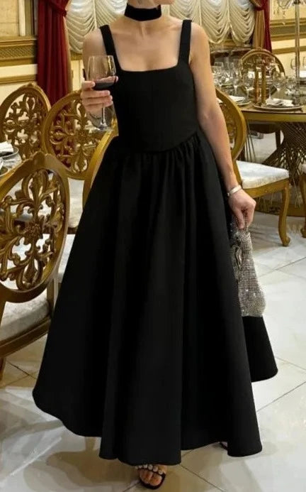 Elegant Black Maxi Dress