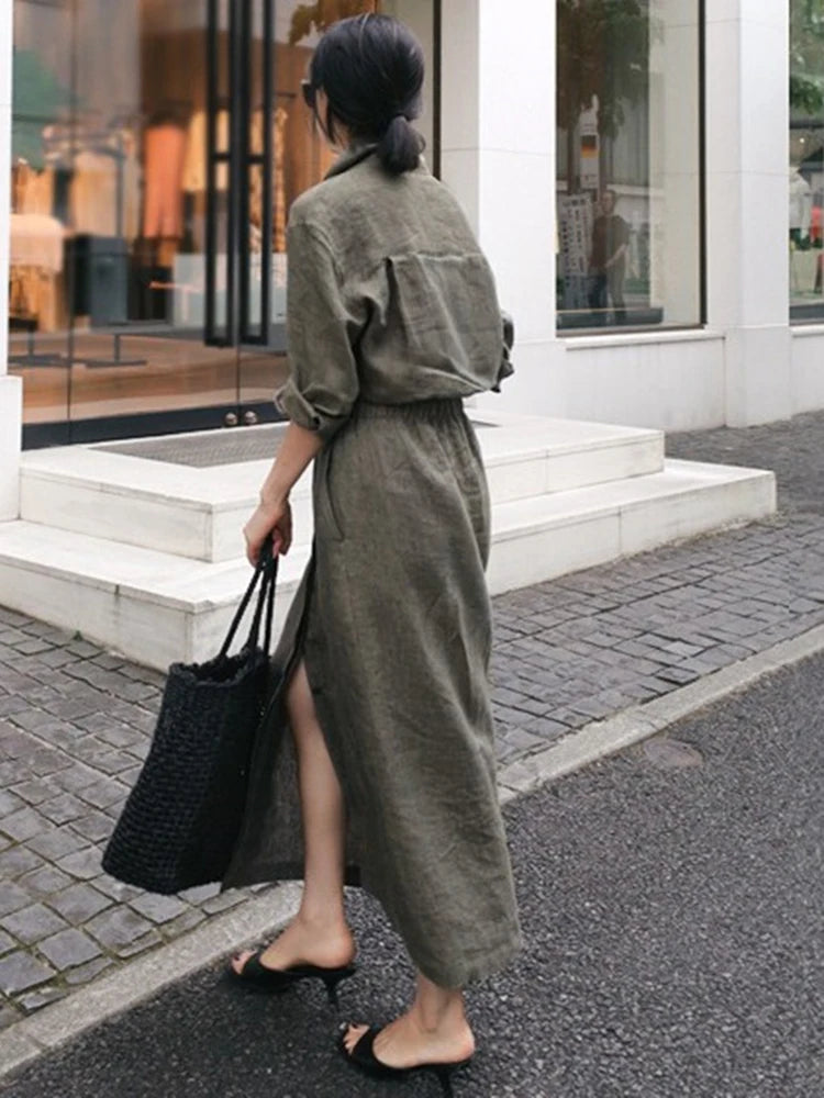 Long Dress Khaki