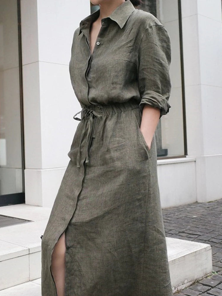 Long Dress Khaki